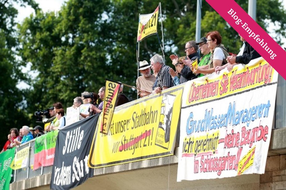 Schon mit den Protesten der sogenannten "Wutbürger" gegen Stuttgart 21 wurde die große Emotion wieder verstärkt auf der öffentlichen Bühne präsent