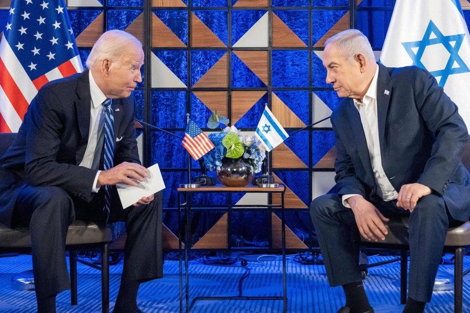 Joe Biden zu Besuch in Israel bei Benjamin Netanjahu