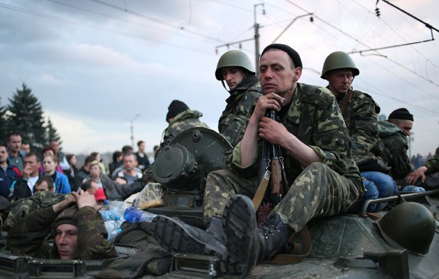 Blockierte ukrainische Truppen in Kramatorsk