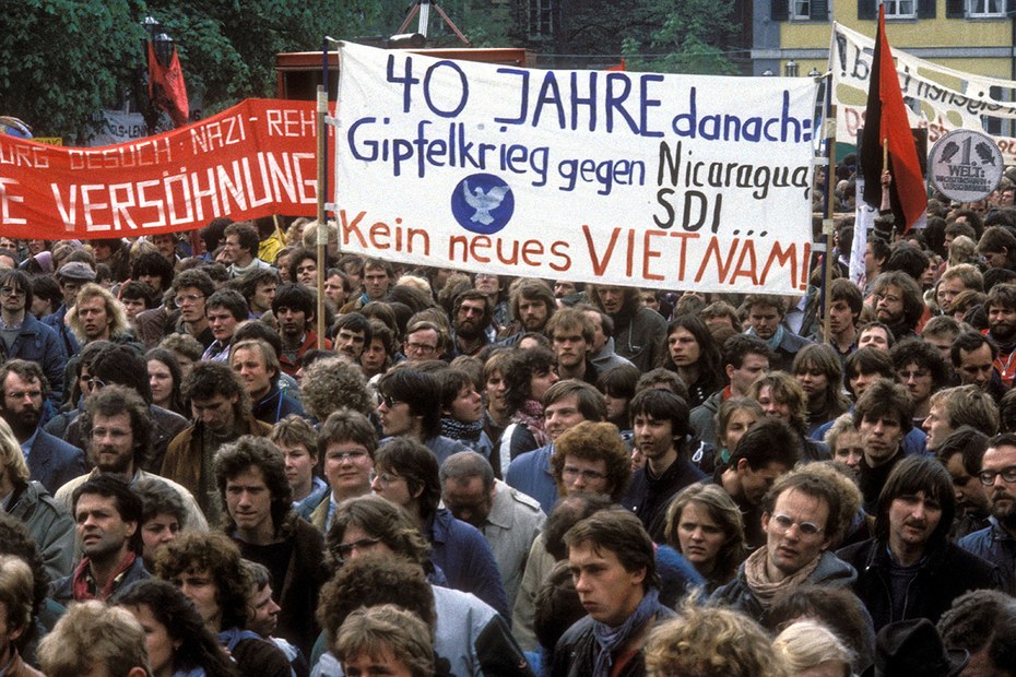 Friedensdemo in Bonn, 1985