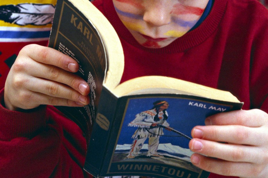 Bei Kindern beliebt: Abenteuerromane von Karl May