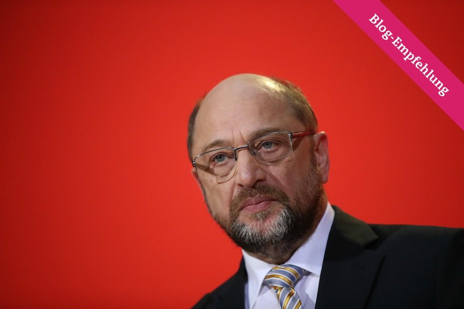 Sobald Schulz aus der Deckung kommt, wird er von seinen Genossen gnadenlos ausgekontert