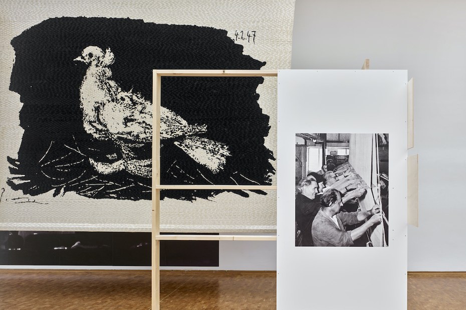 Installationsansicht Der geteilte Picasso. Der Künstler und sein Bild in der BRD und DDR