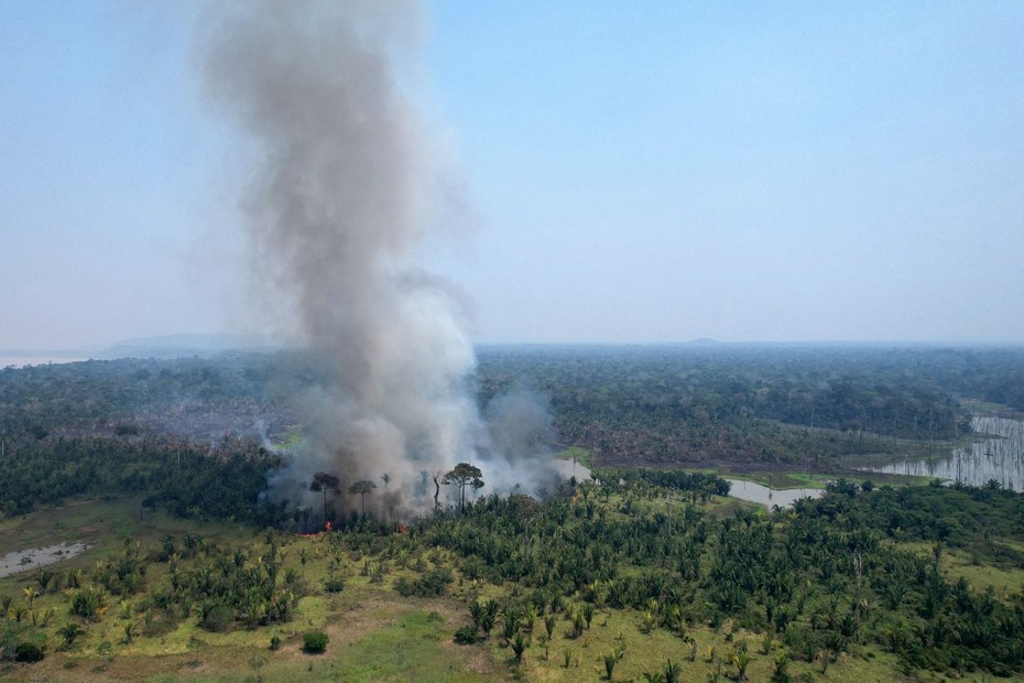 Ein „Weiter so“ darf es hier nicht geben: Brennende Fläche im Amazonas-Gebiet