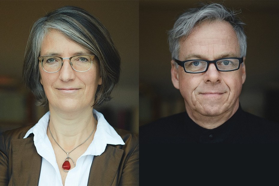 Die Autorin Gesine Dornblüth und der Autor Thomas Franke