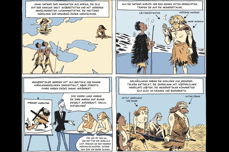 Exzerpt aus „Sapiens. Der Aufstieg“, dem ersten der vier Bände der Graphic Novels nach Yuval Hararis Weltbestseller