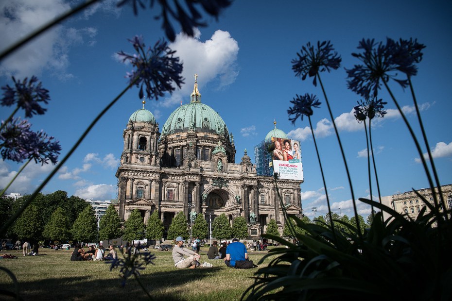 Die Berliner Museumsinsel im Sommer 2021.