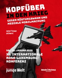 Kopfüber in den Krieg – Gegen Rüstungswahn und mediale Mobilmachung