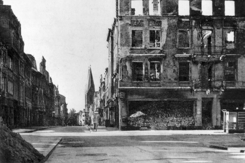 Frankfurt (Oder), Große Scharrnstraße, nach 1945