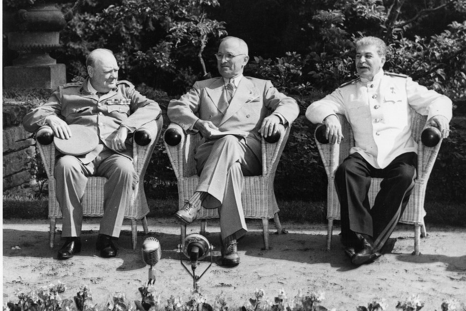 „Die Großen Drei“: Churchill, Truman und Stalin