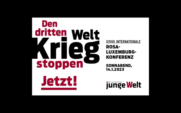 »Den dritten Weltkrieg stoppen – Jetzt!«