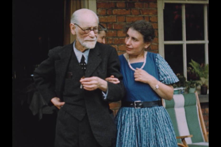 Sigmund Freud mit seiner Tochter Anna.